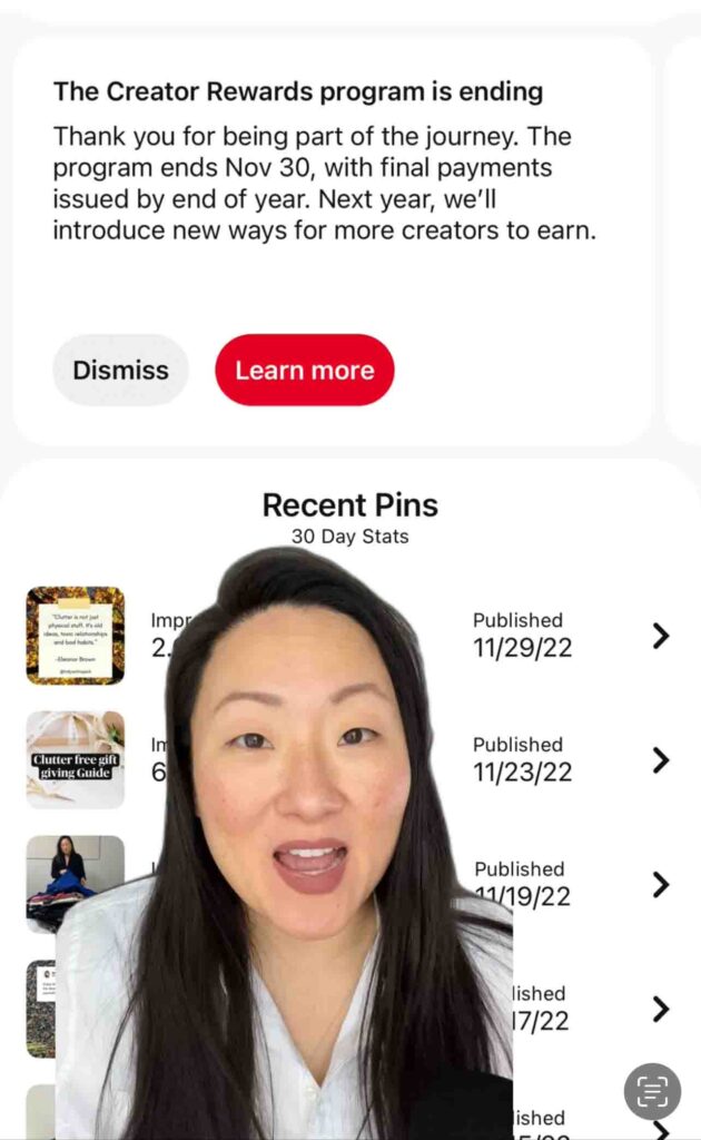 Pinterest Creator Rewards TikTok Video Screenshot 2