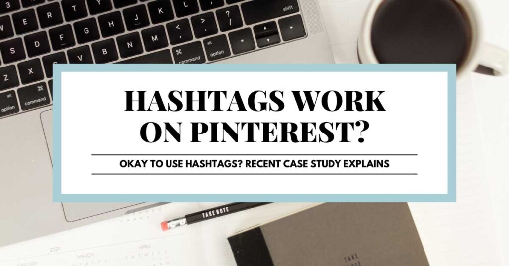 Hashtags work on Pinterest Thumbnail Blog Cover - hashtags in Pinterest