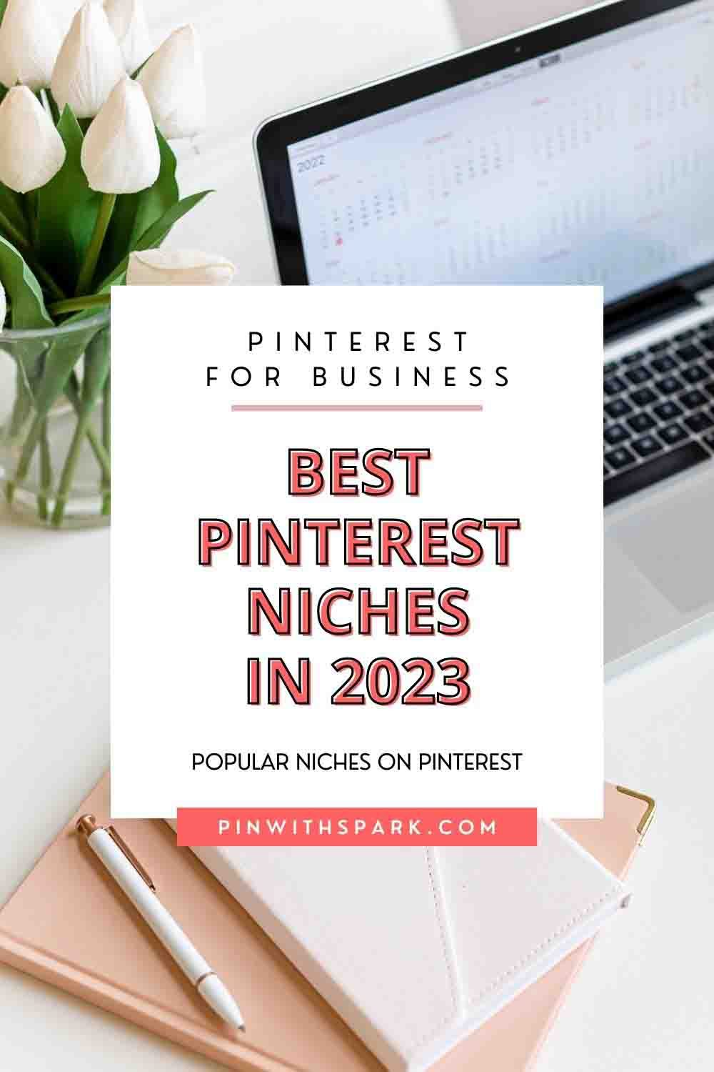 Best Pinterest Niches in 2023 text overlay pinwithspark.com