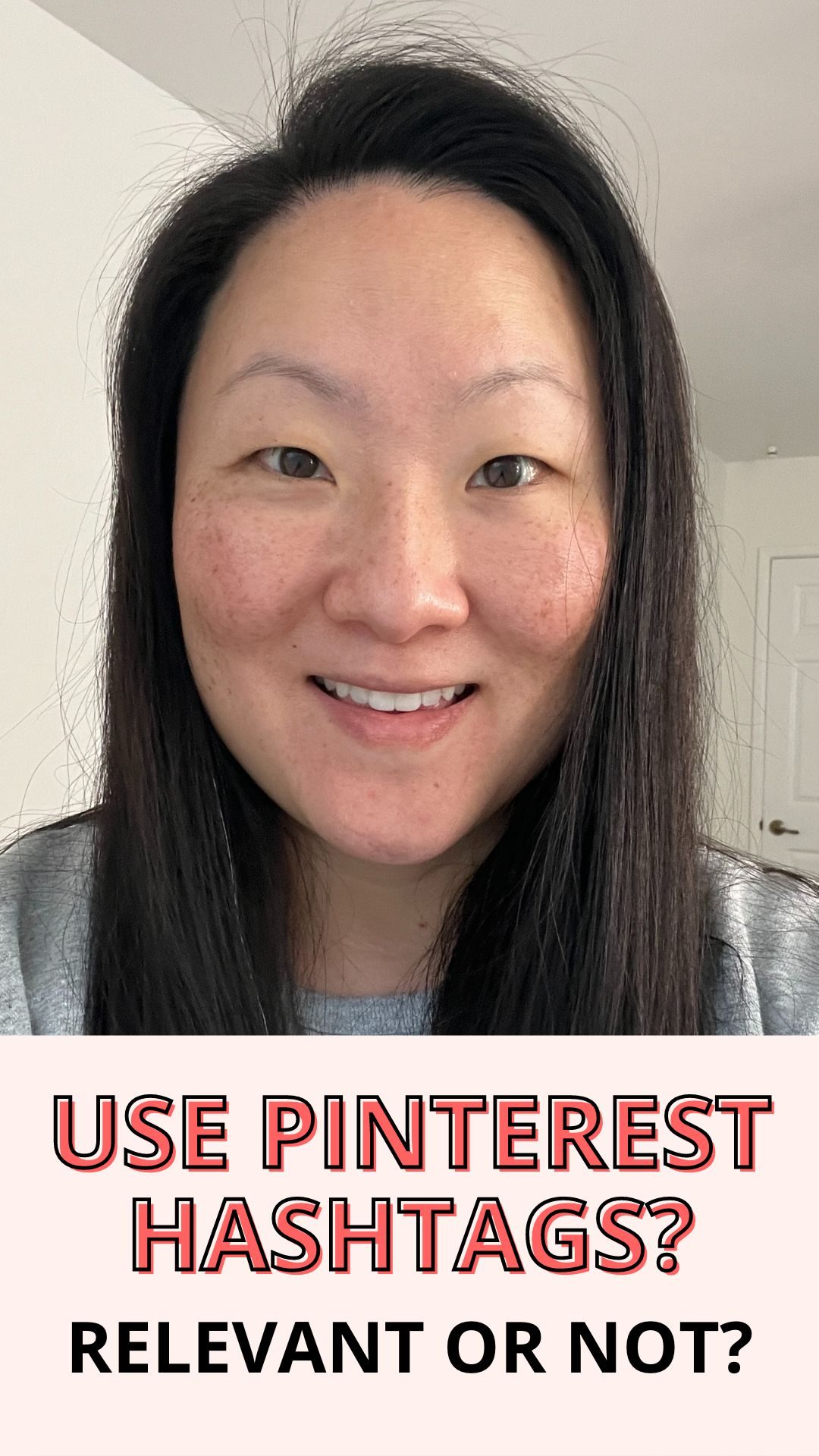 Use Pinterest Hashtags? Relevant or Not? Text overlay